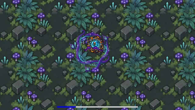 Alien tentacle arms reaching into a swarm
