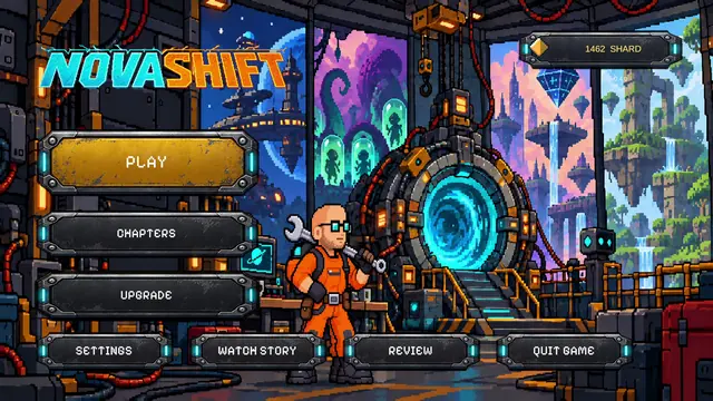 The hangar main menu with the Engineer
