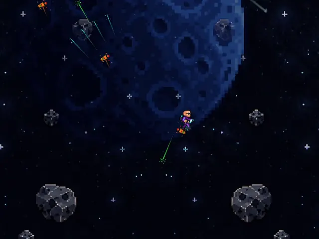 The Retro universe: an arcade fight in space